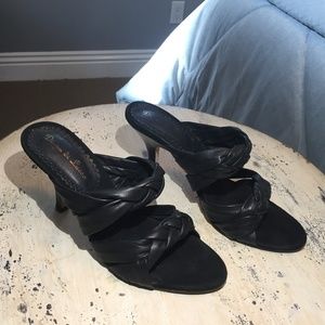 Diego Ai Lucca Open Toe Heeled Casual Slide Sandal